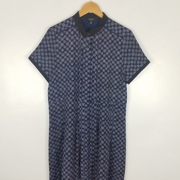 JASON Wu For Target Novelty Print Hidden Button Front Pleated Shirt Dress - Picture 3 of 11